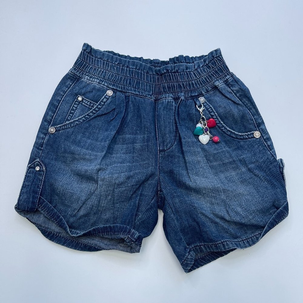 LIU JO Girls Denim Flowy Shorts Size  7
